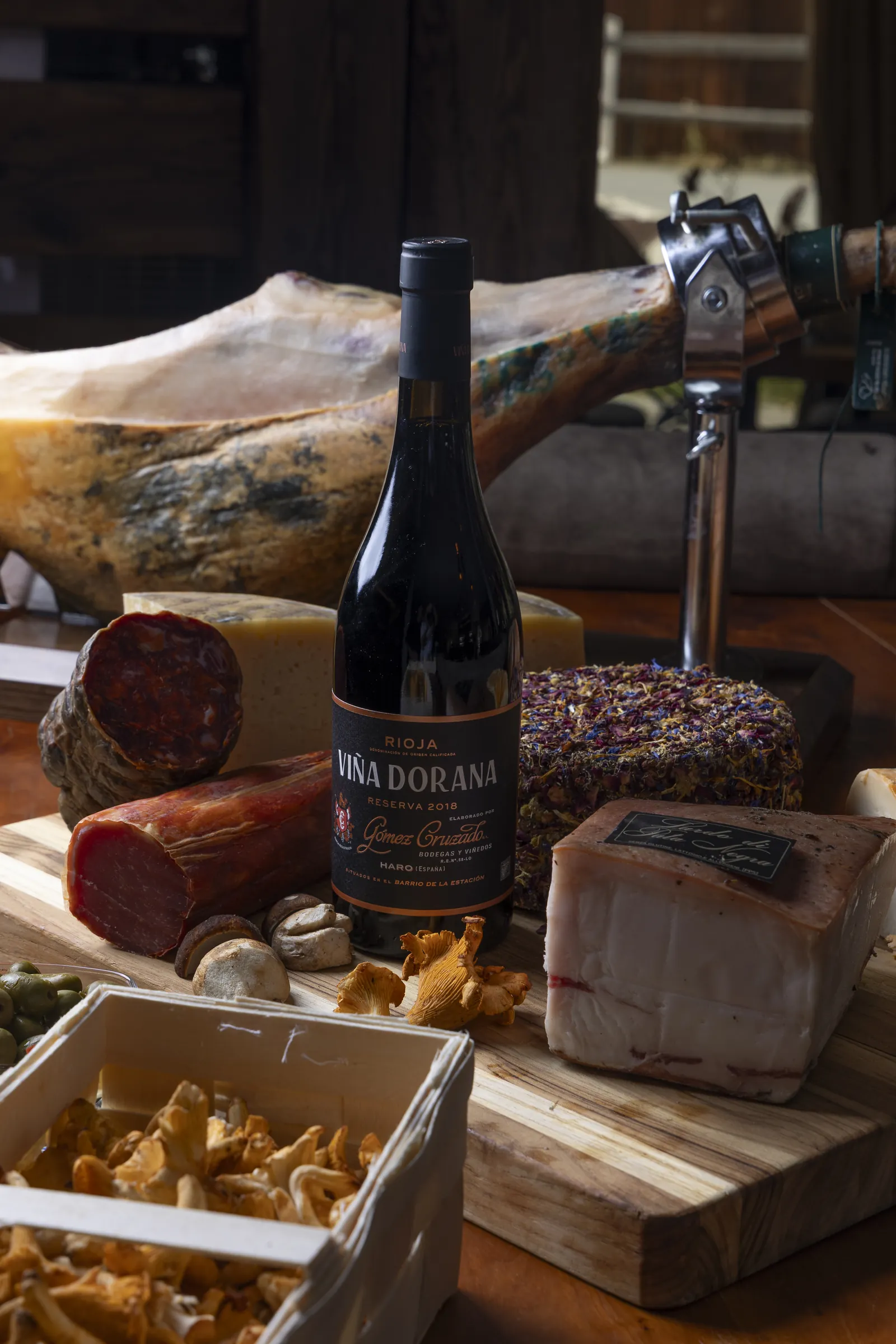Rioja, jamón e salumi spagnoli