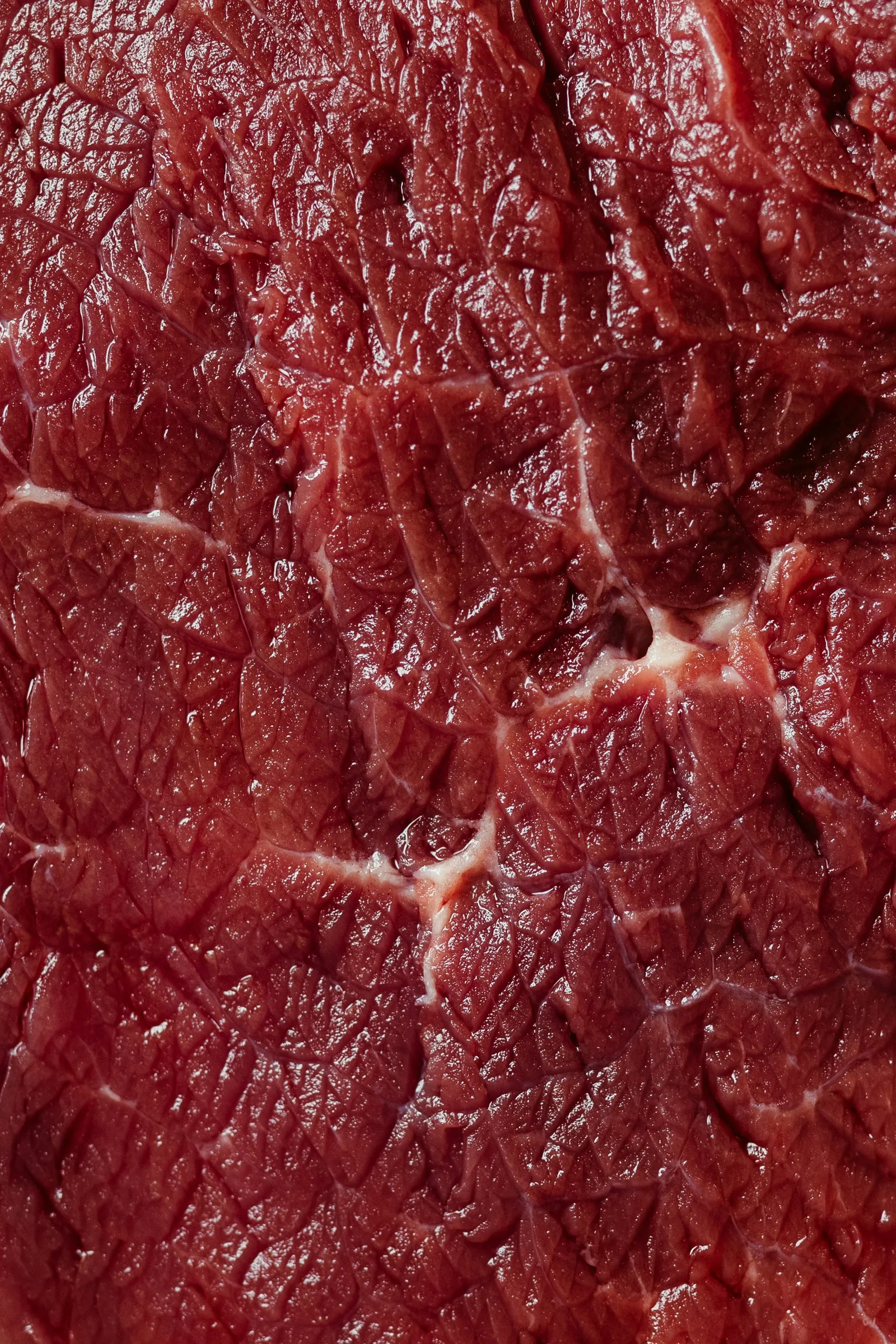 La venatura del manzo crudo